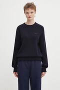 Вовняний светр Lacoste колір синій легкий AF4160