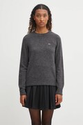 Vuneni pulover Lacoste boja: siva, lagane, AF4160