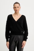 Guess sweter z dodatkiem wełny IZABELLA damski kolor czarny lekki W5BR90 Z3HQ0