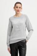 Пуловер Guess SYLVIE в сиво от лека материя W5BR42 Z26I2