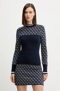 Guess pulover din amestec de lână AUBREY culoarea bleumarin, cu turtleneck, W5BR24 Z3JD2