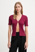 Джемпер Dkny колір бордовий легкий P52XAX02
