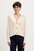 Sisley cardigan din amestec de lână culoarea bej, light, 102HM602Q