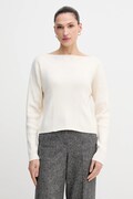 Sisley sweter z domieszką wełny damski kolor beżowy 1KHTL106J