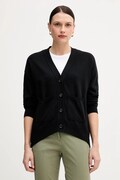 Sisley cardigan din amestec de lână culoarea negru, light, 1KHTM602P