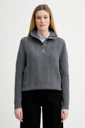 A.P.C. pulover de lână Pull Thea culoarea gri, cu turtleneck, WVBCZ.F23426