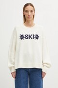 Helly Hansen sweter z dodatkiem wełny BLISS kolor beżowy ciepły 54604