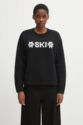 Pulover s dodatkom vune Helly Hansen BLISS boja: crna, tople, 54604