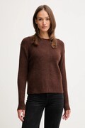 Pepe Jeans sweter z domieszką wełny damski kolor brązowy PL7000031
