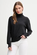 Pepe Jeans sweter z domieszką kaszmiru damski kolor czarny lekki z golfem PL7000036