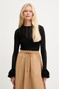 Светр Twinset колір чорний легкий 252TP3181