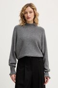Twinset sweter z dodatkiem wełny damski kolor szary lekki 252TT3353