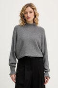 Twinset sweter z dodatkiem wełny damski kolor szary lekki 252TT3353