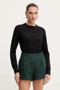 Светр із додаванням вовни Armani Exchange колір чорний легкий XW001164 AF16181
