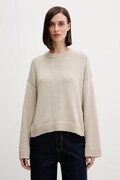 Bavlněný svetr Calvin Klein Jeans dámský, béžová barva, LV047D305G