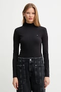 Pulover Tommy Hilfiger boja: crna, lagane, WW0WW47462