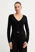 Liu Jo pulover culoarea negru, light, MF5227 MS49I