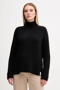 Gaudi sweter damski kolor czarny z golfem 521FD53011