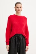 Marella sweter z dodatkiem wełny damski kolor beżowy 2523366352200