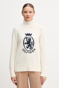 Πουλόβερ με προσθήκη μαλλιού Tommy Hilfiger χρώμα: μπεζ, WW0WW46434