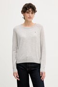 Tommy Hilfiger sweter wełniany damski kolor szary WW0WW47470