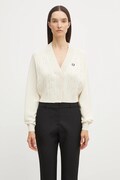Fred Perry cardigan donna colore beige K1105