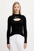 Pulover Karl Lagerfeld Jeans ženski, črna barva, A4W18013