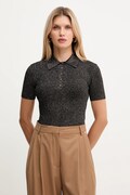 Karl Lagerfeld bluzka damska kolor czarny A4W18053