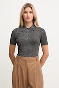 Karl Lagerfeld bluză culoarea negru, A4W18053