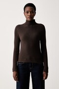 Marc O'Polo sweter damski bawełniany brązowy 5000008826
