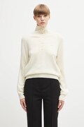 Вовняний светр Lacoste колір бежевий  AF4010