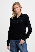 Вовняний светр Lacoste колір синій AF4010