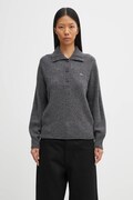 Вовняний светр Lacoste колір сірий  AF4010