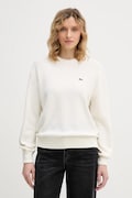 Lacoste sweter z wełną damski kolor beżowy AF4158