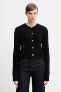 Polo Ralph Lauren kardigan wełniany damski kolor czarny 211978312