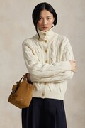 Μάλλινη ζακέτα Polo Ralph Lauren γυναικεία, χρώμα: άσπρο, 211978313