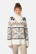 Kari Traa sweter AMELIA damski kolor beżowy ciepły 623605
