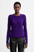 Kašmírový sveter FROM FUTURE fialová farba, ľahký, WPR00019