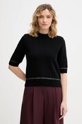 United Colors of Benetton sweter z dodatkiem wełny damski kolor czarny 1KRBD2047