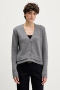Sisley cardigan din amestec de lână culoarea gri, light, 122WL602S