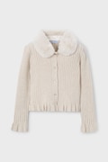 Mayoral cardigan copii culoarea bej, 4311