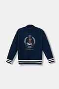 Guess sweter dziecięcy kolor granatowy ciepły J5BR11 Z3GS0