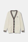 Guess kardigan z dodatkiem wełny dziecięcy kolor beżowy J5BR22 Z1152