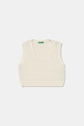 Παιδικό γιλέκο United Colors of Benetton χρώμα: μπεζ, 1D32C108Y