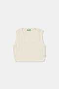 United Colors of Benetton vestă copii culoarea bej, light, 1D32C108Y