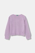 Дитячий светр з додаванням вовни United Colors of Benetton колір фіолетовий легкий 126WC108Q