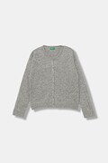 Μάλλινη μπλουζα United Colors of Benetton χρώμα: γκρι, 126WC500X