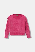 United Colors of Benetton pulover copii culoarea roz, light, 13HHC108W