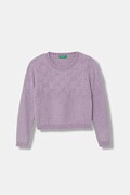 United Colors of Benetton sweter kolor fioletowy 16CLG1010