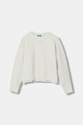 Детски пуловер с вълна United Colors of Benetton в бежово 1VPUC108V